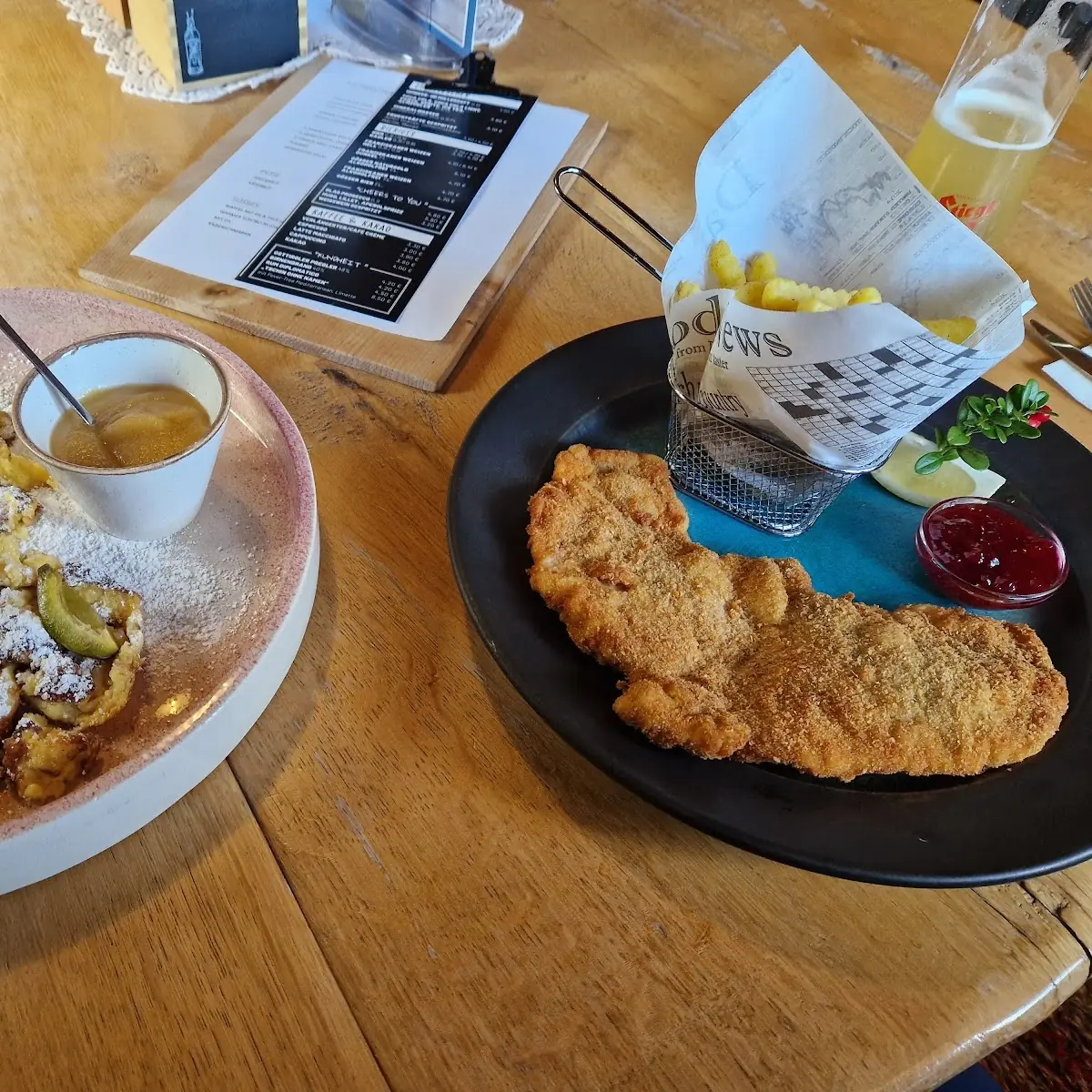 Kaiserschmarrn Und Wiener Schnitzel