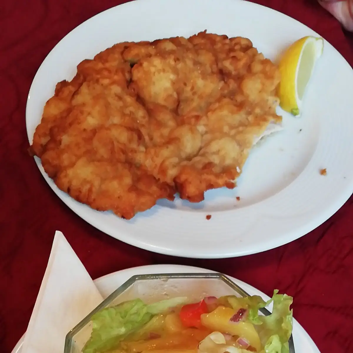 Schnitzel Mit Salat