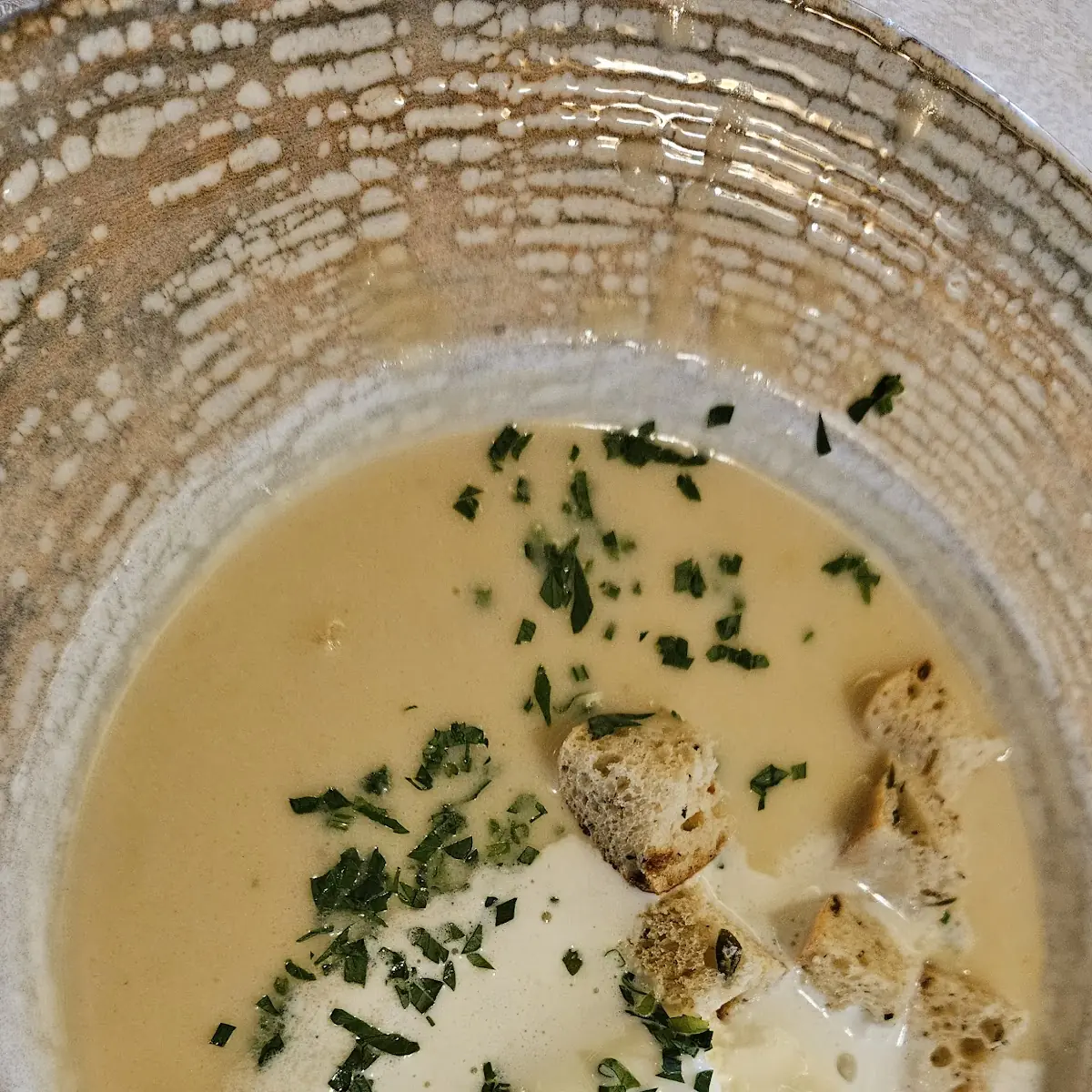 Knoblauchcremesuppe