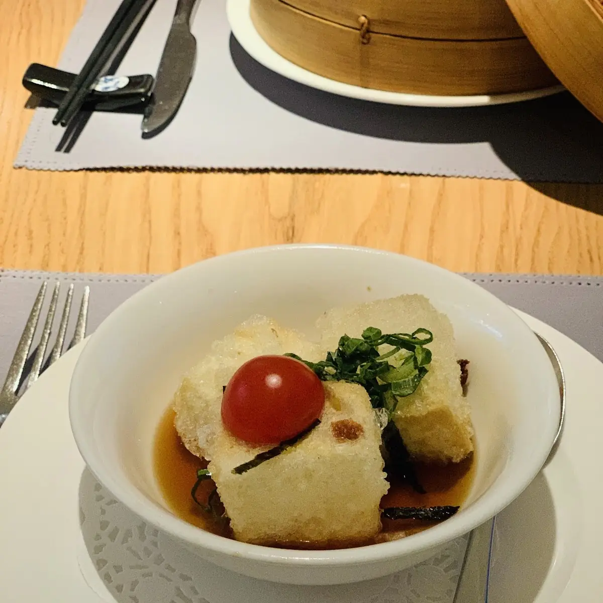 Frittierter Tofu