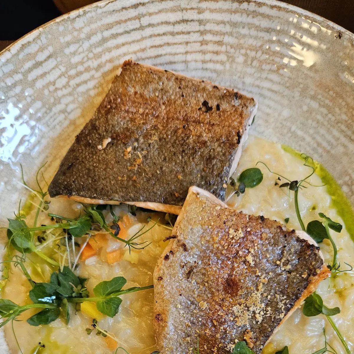 Lachs Mit Risotto