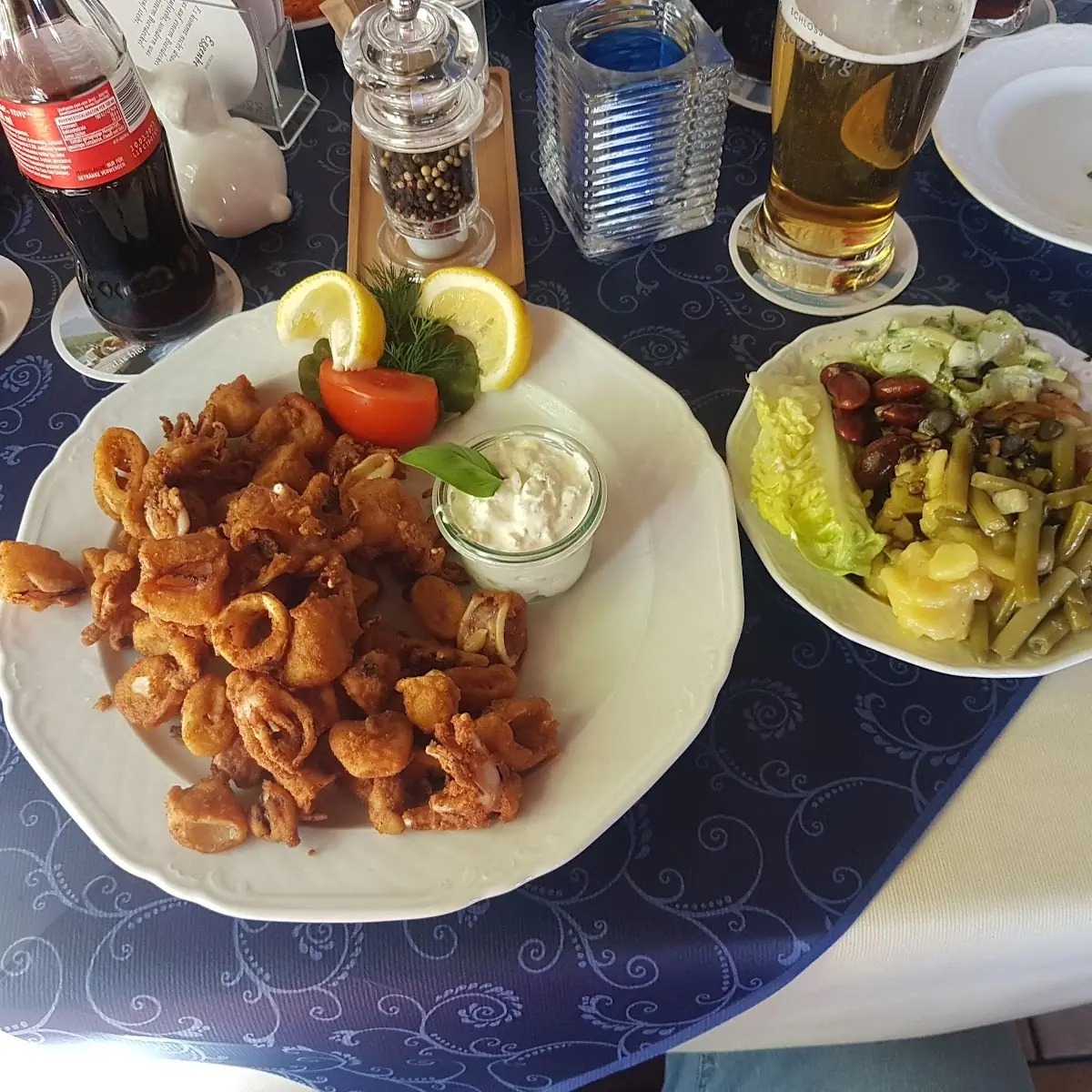 Gebackene Calamari