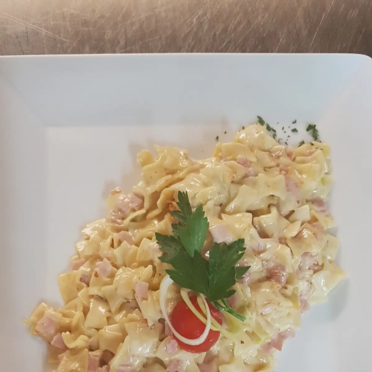 Schinkenfleckerl