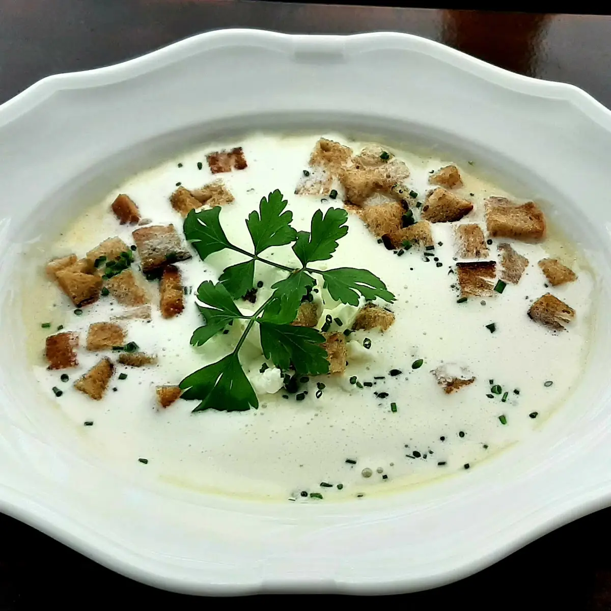 Bergkascremesuppe