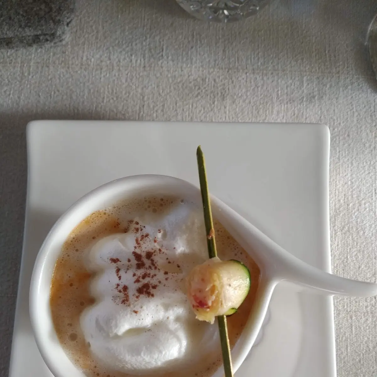 Cappuccino Von Kärntner Flusskrebsen