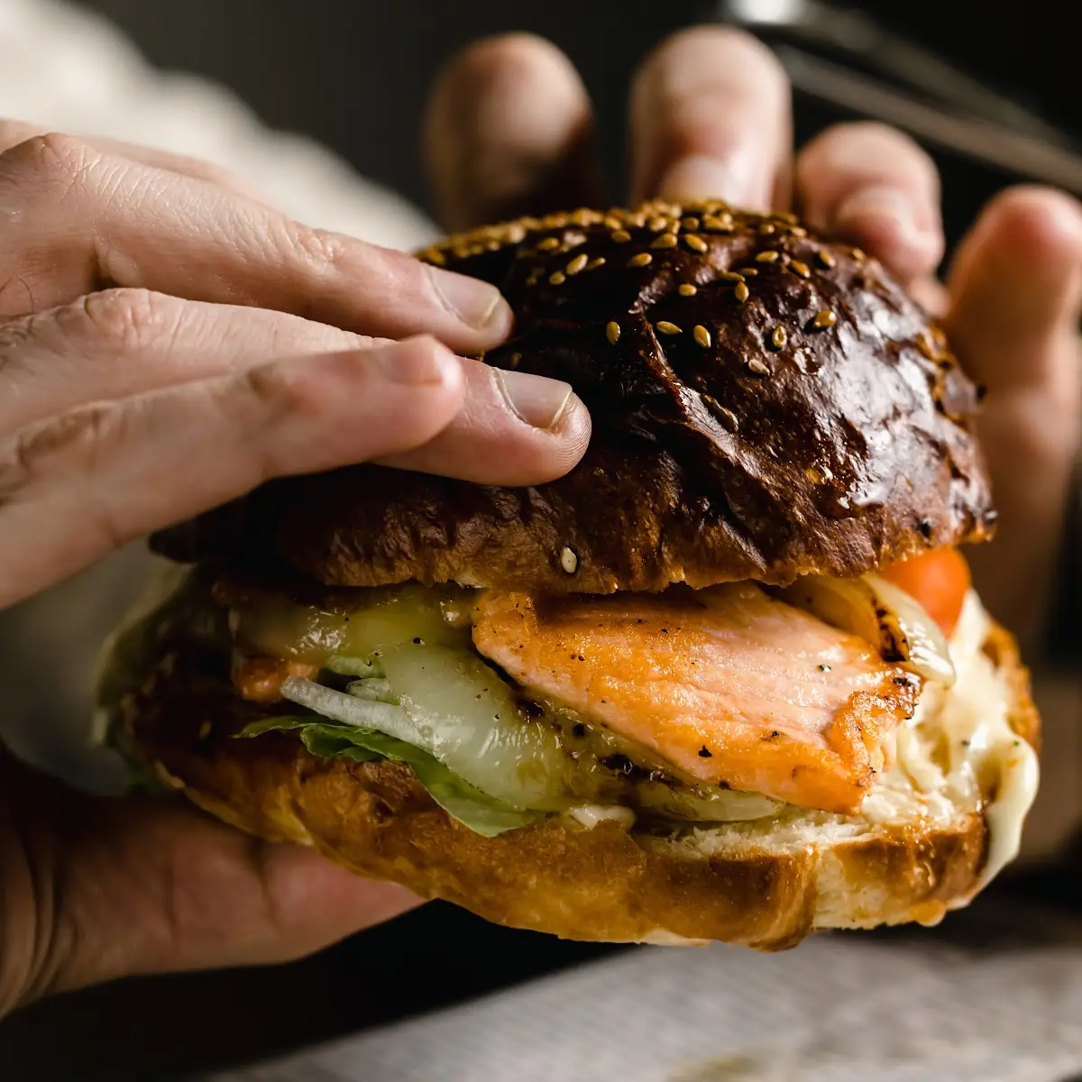 Lachsburger