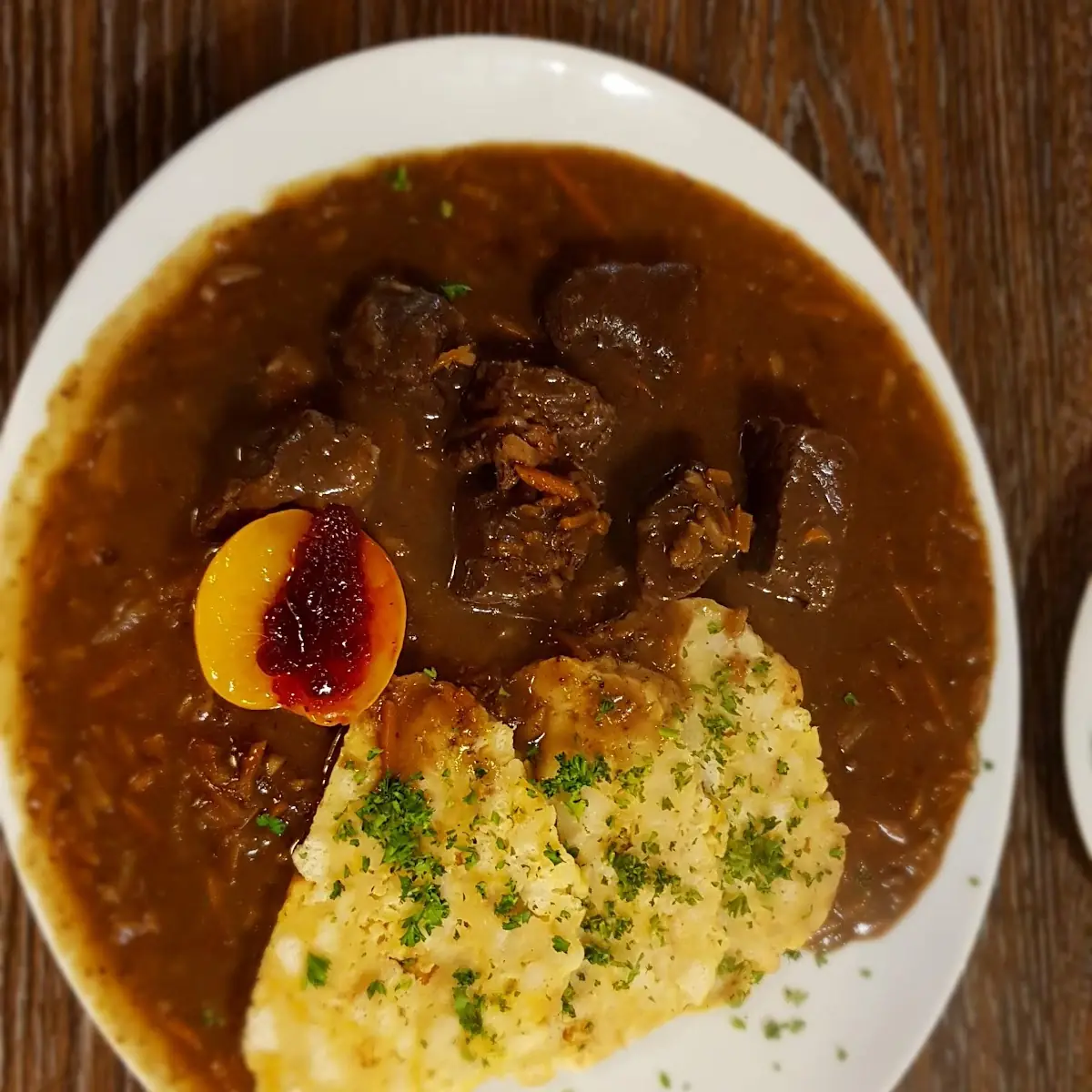 Hirschgulasch