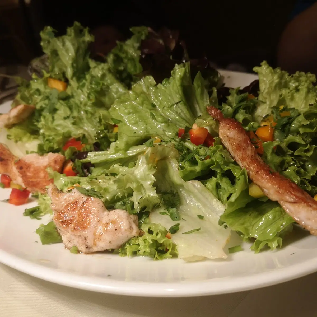 Salat Mit Putenstreifen