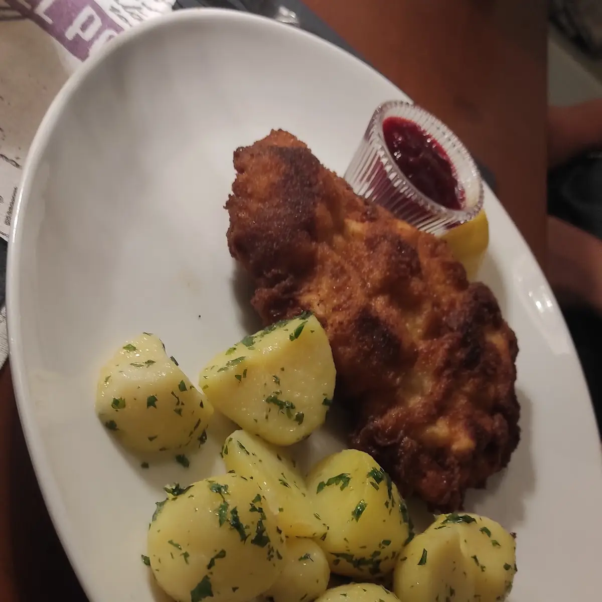 Wiener Schnitzel Mit Petersilie Kartoffeln