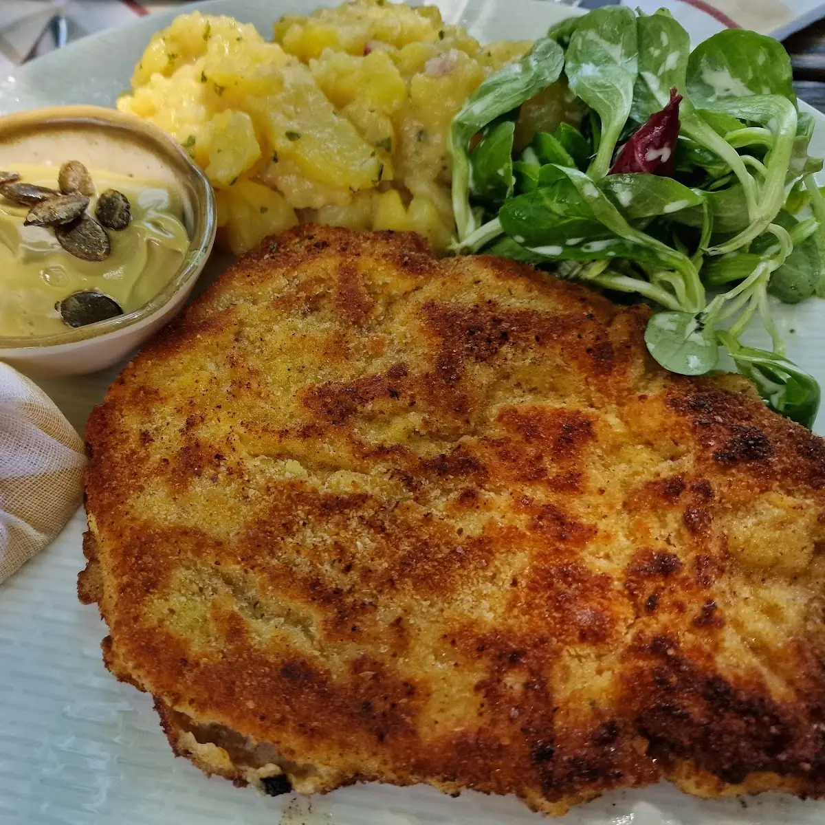 Schnitzel Mit Kartoffelsalat