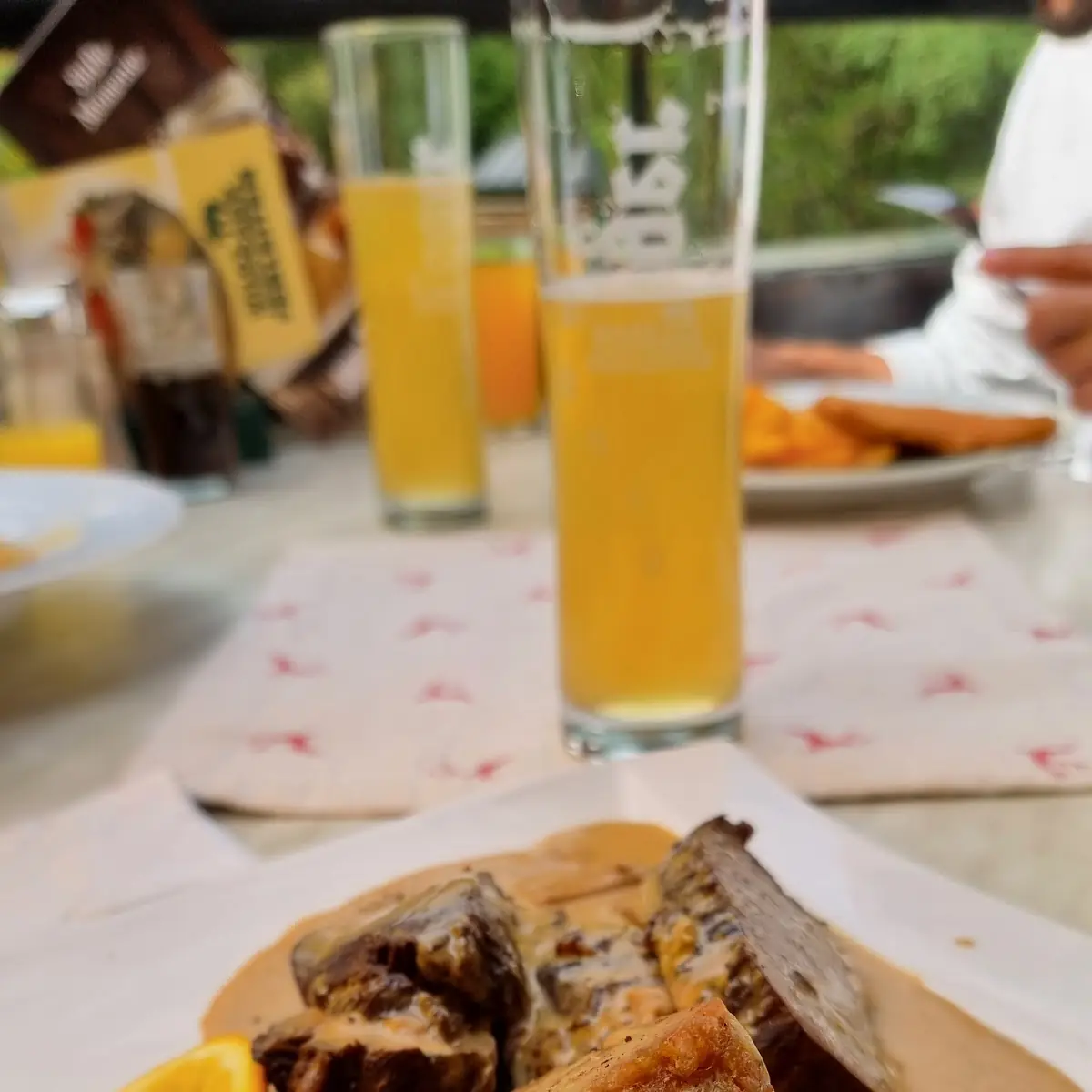 Geschmorter Hirschbraten Hubertus