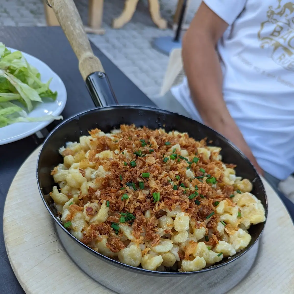 Kasspatzin Mit Röstzwiebel