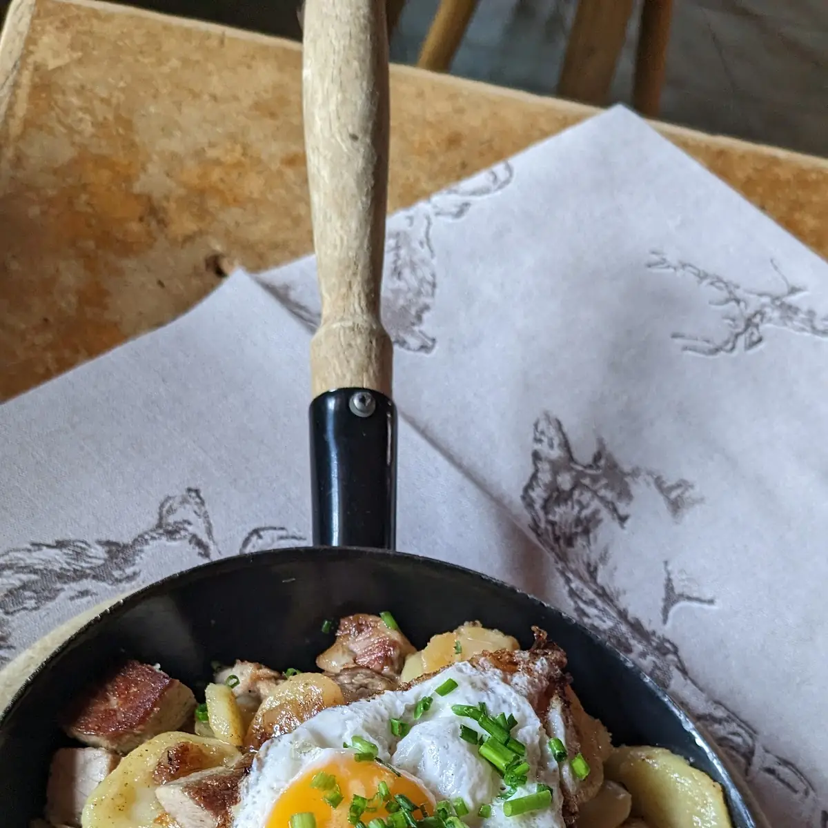 Tiroler Tafelspitzgröstl Mit Spiegelei