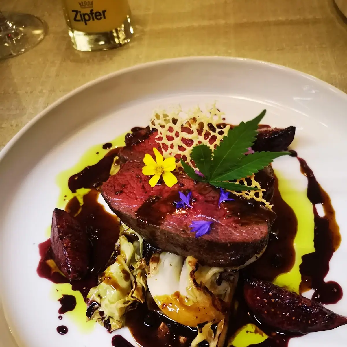 Hirschsteak