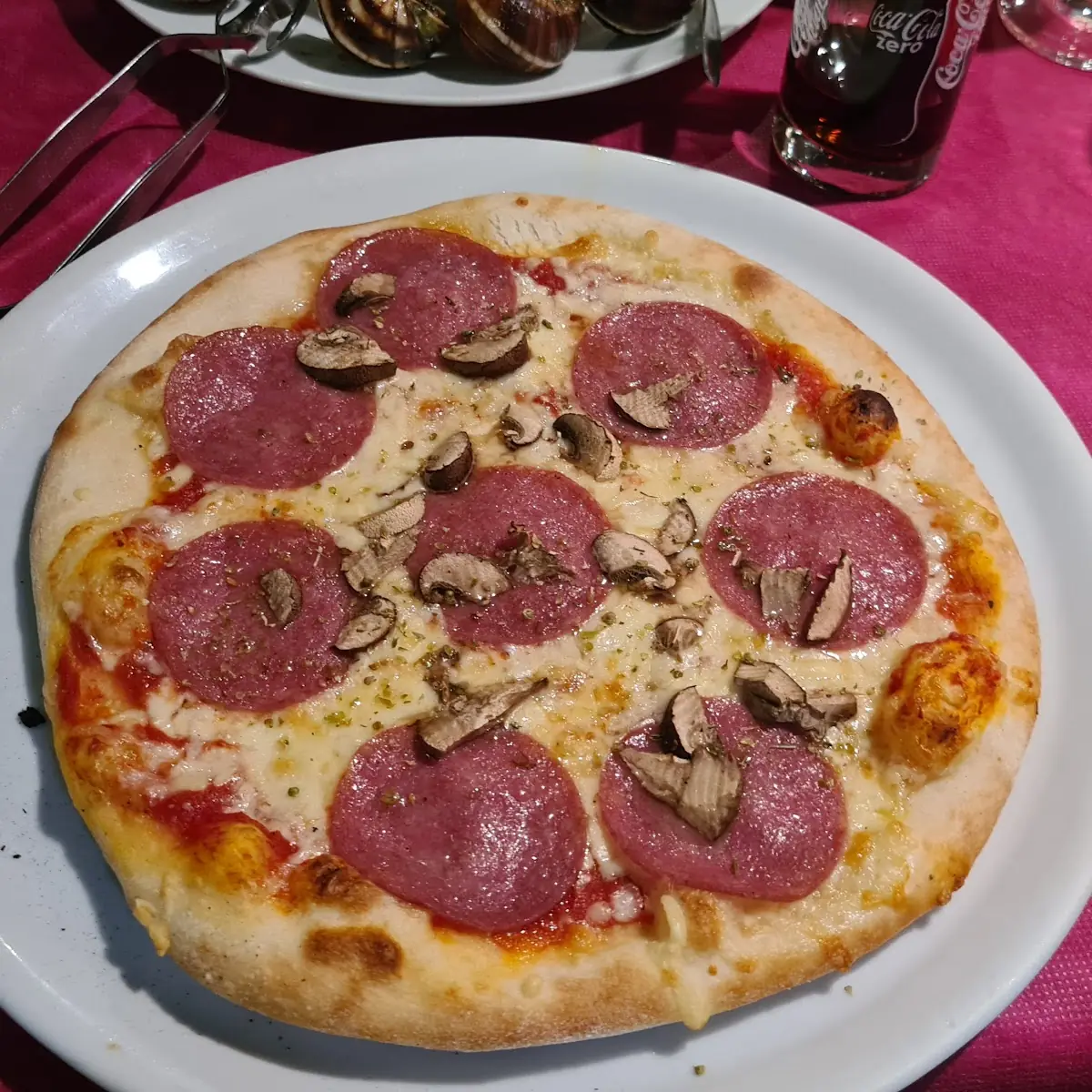 Pizza Funghi Salami