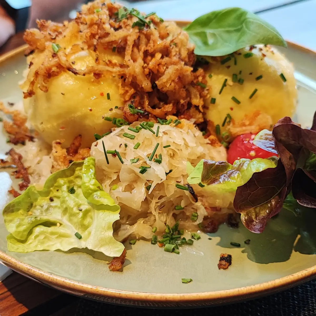 Hascheeknödel