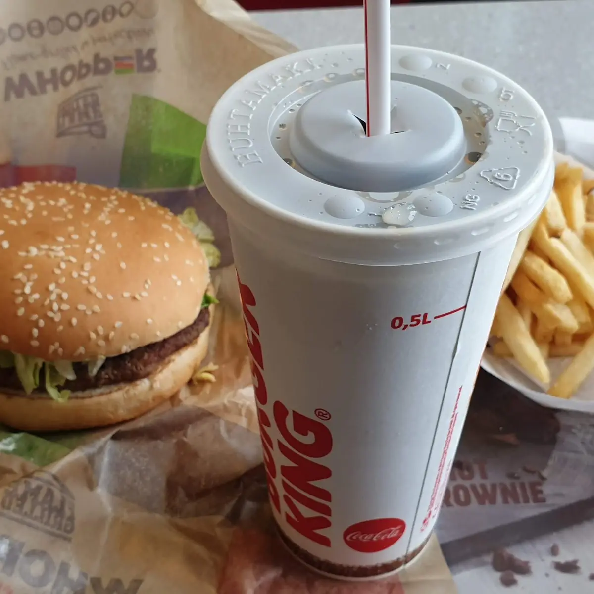 Big King Burger Menü Sehr Schmeckvoll