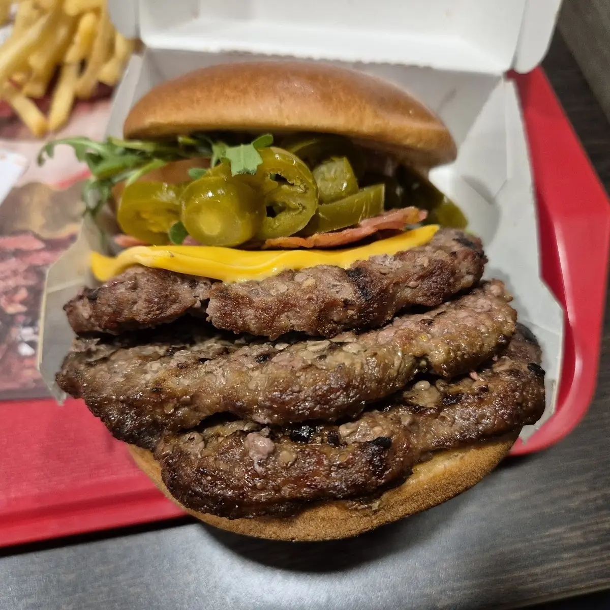 Double Steakhouse Burger Chees 1