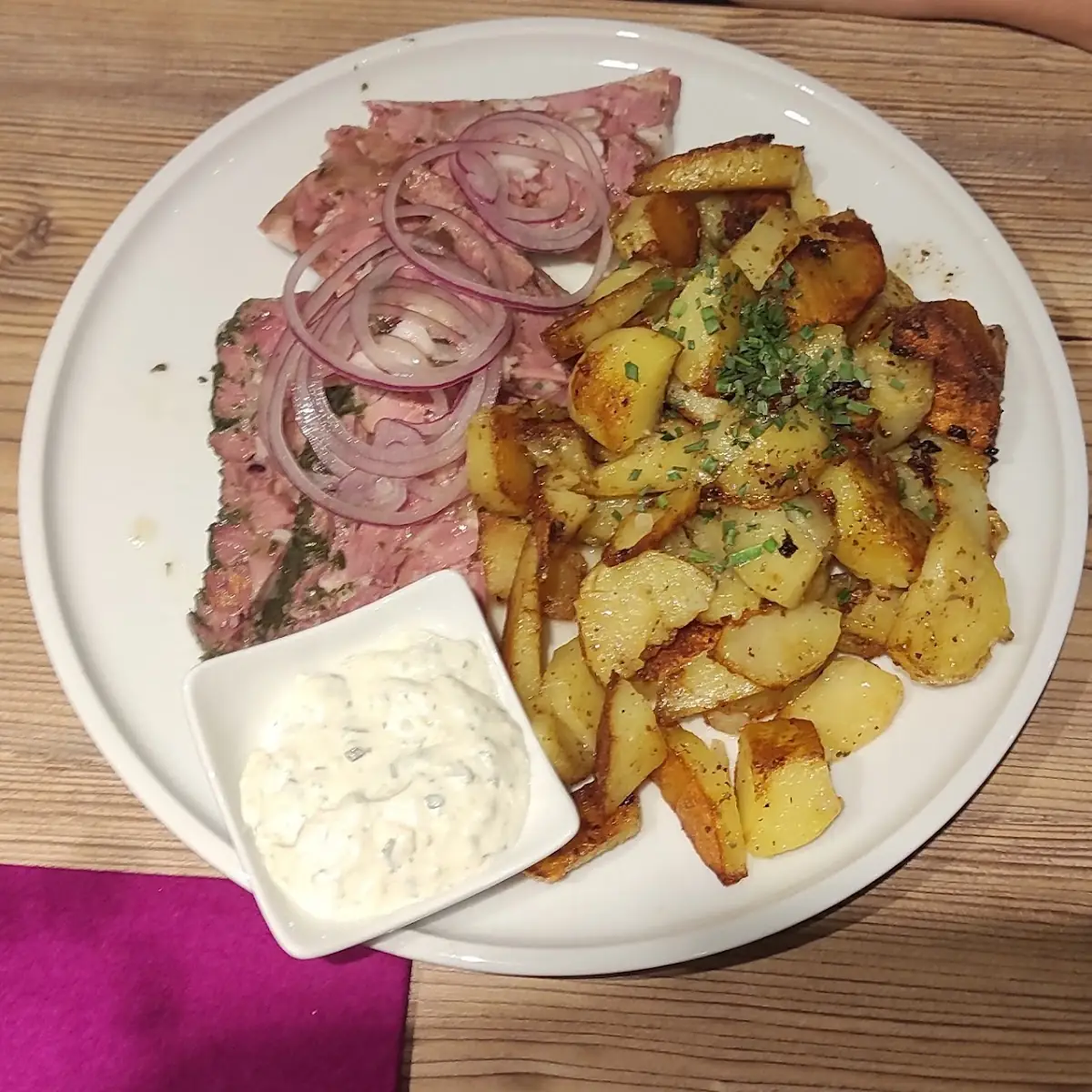 Bratkartoffeln Mit Sülze
