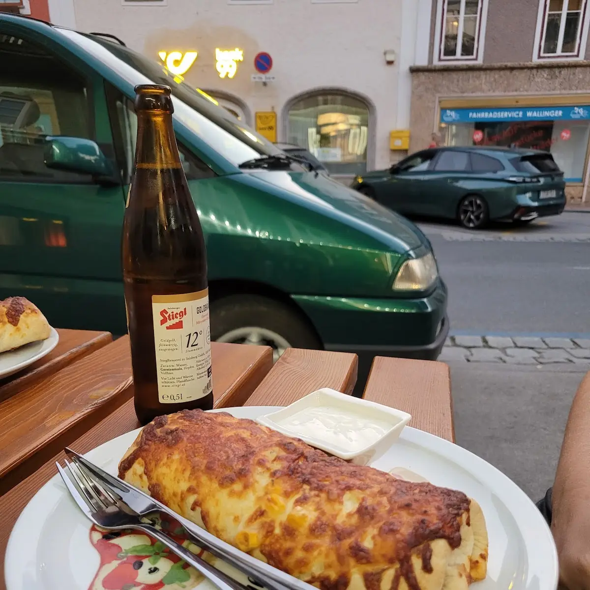 Rollenpizza Mit Dip