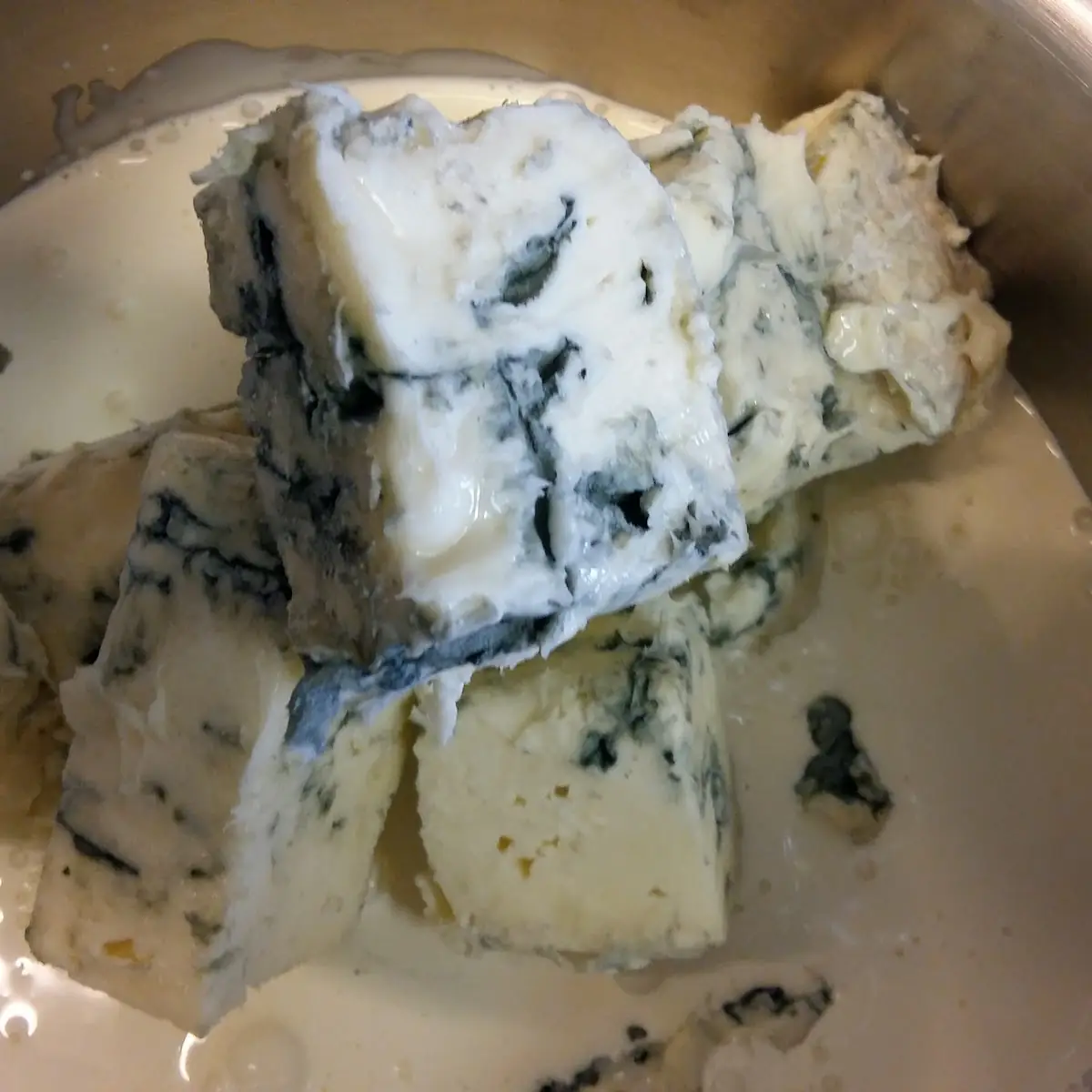 Gorgonzola Souce In Vorbereitung