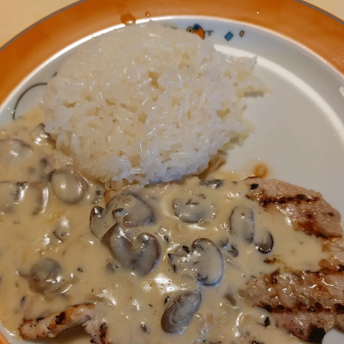 Schnitzel Natur Mit Reis