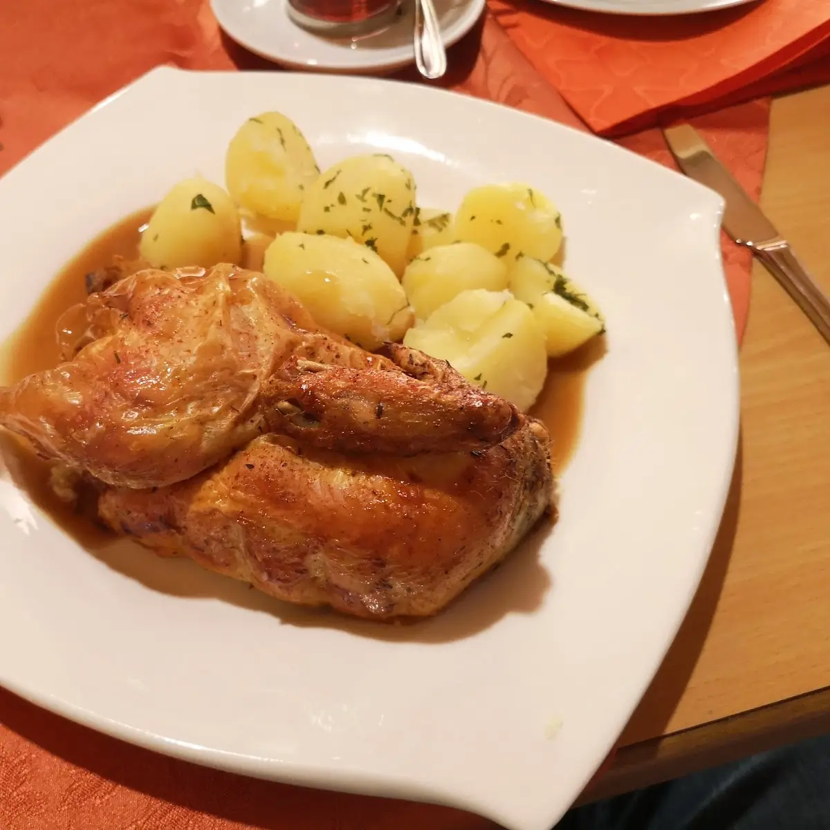 Gefülltes Bio Huhn