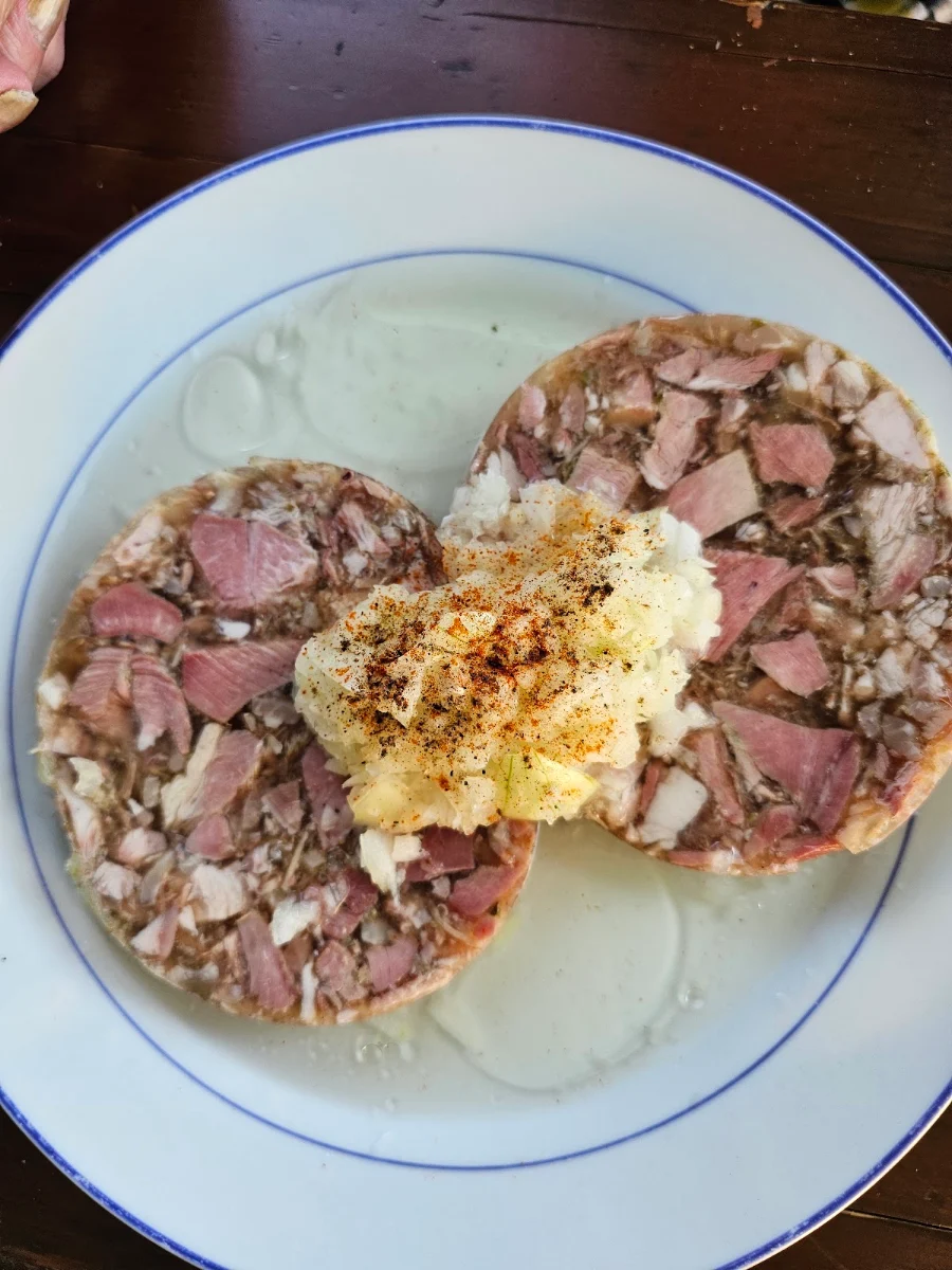 Saure Presswurst