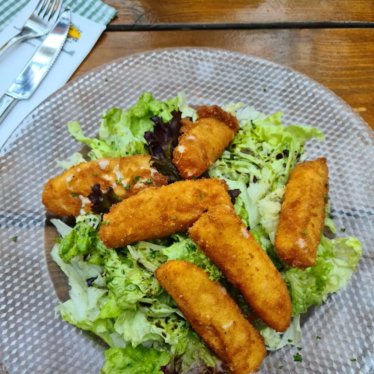 Schafskäse Auf Blattsalat