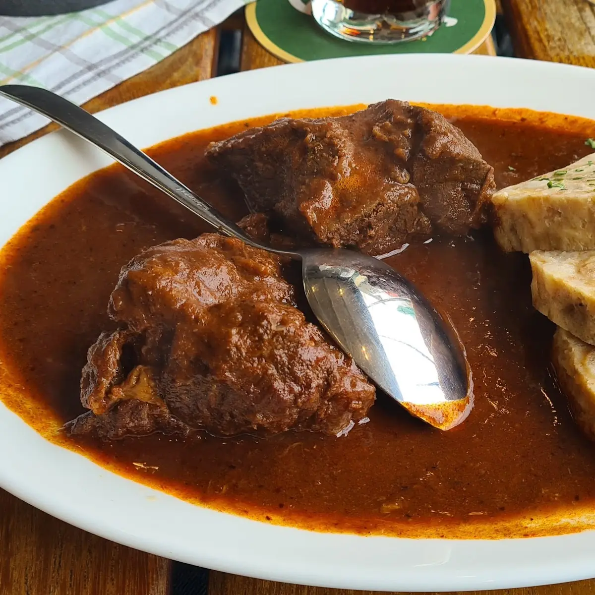 Beef Gulasch With Bread Dumpling