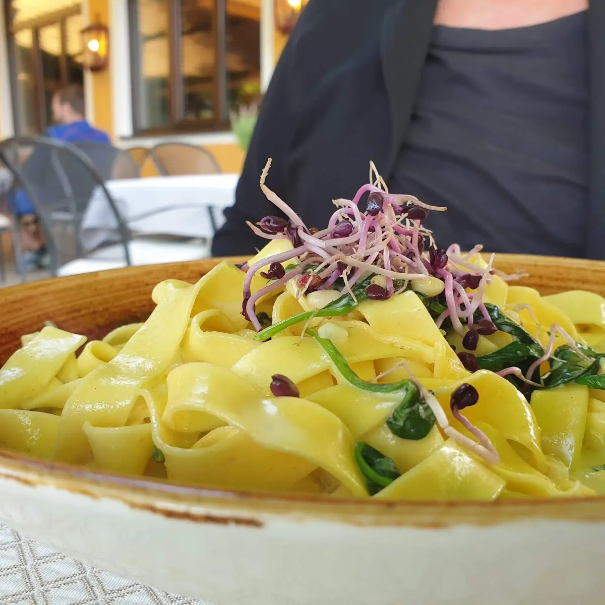Tagliate Panna Spinaci
