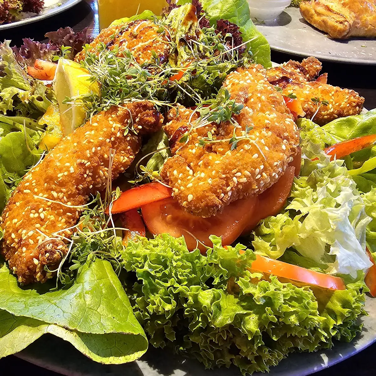 Backhendlsalat
