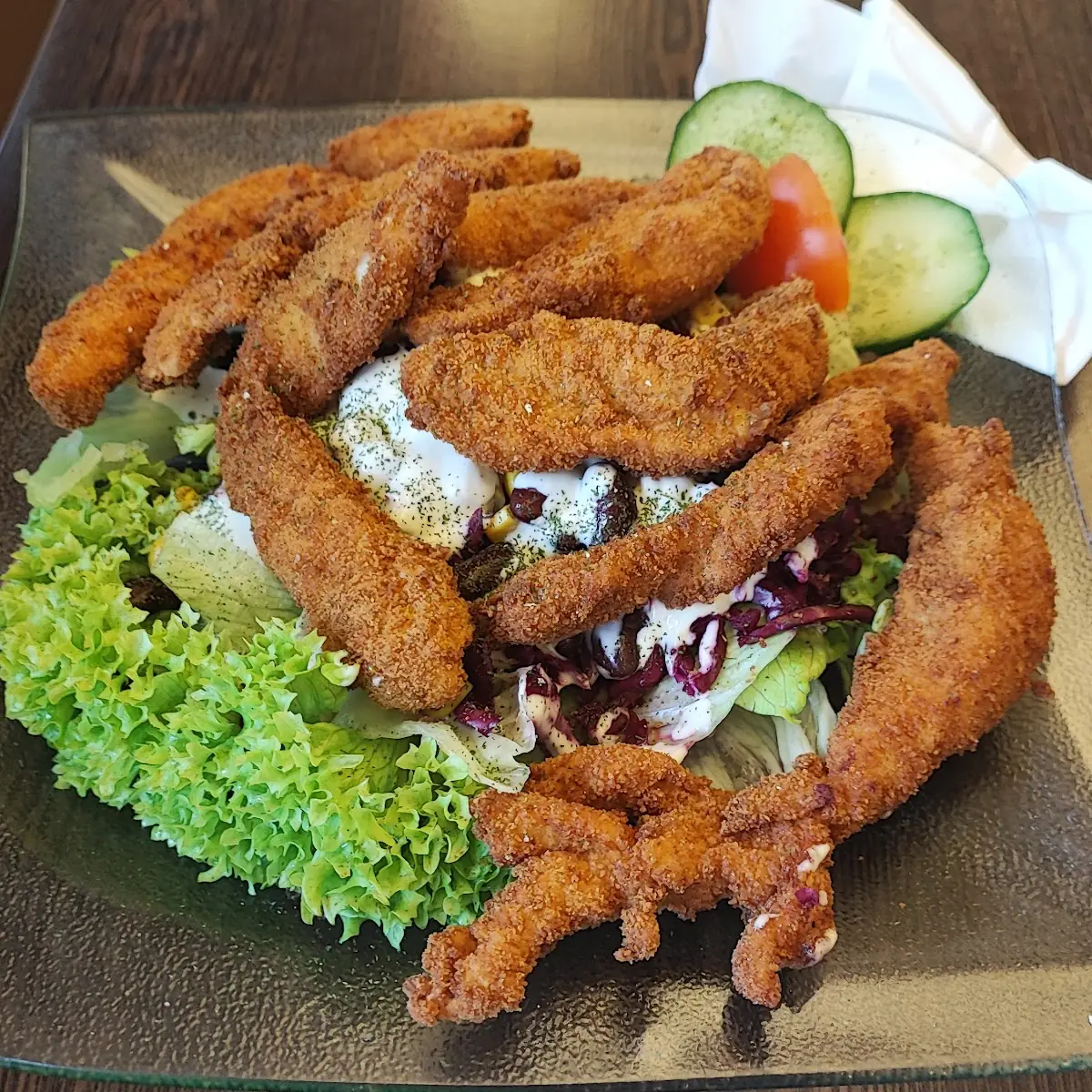 Crispy Chicken Salat