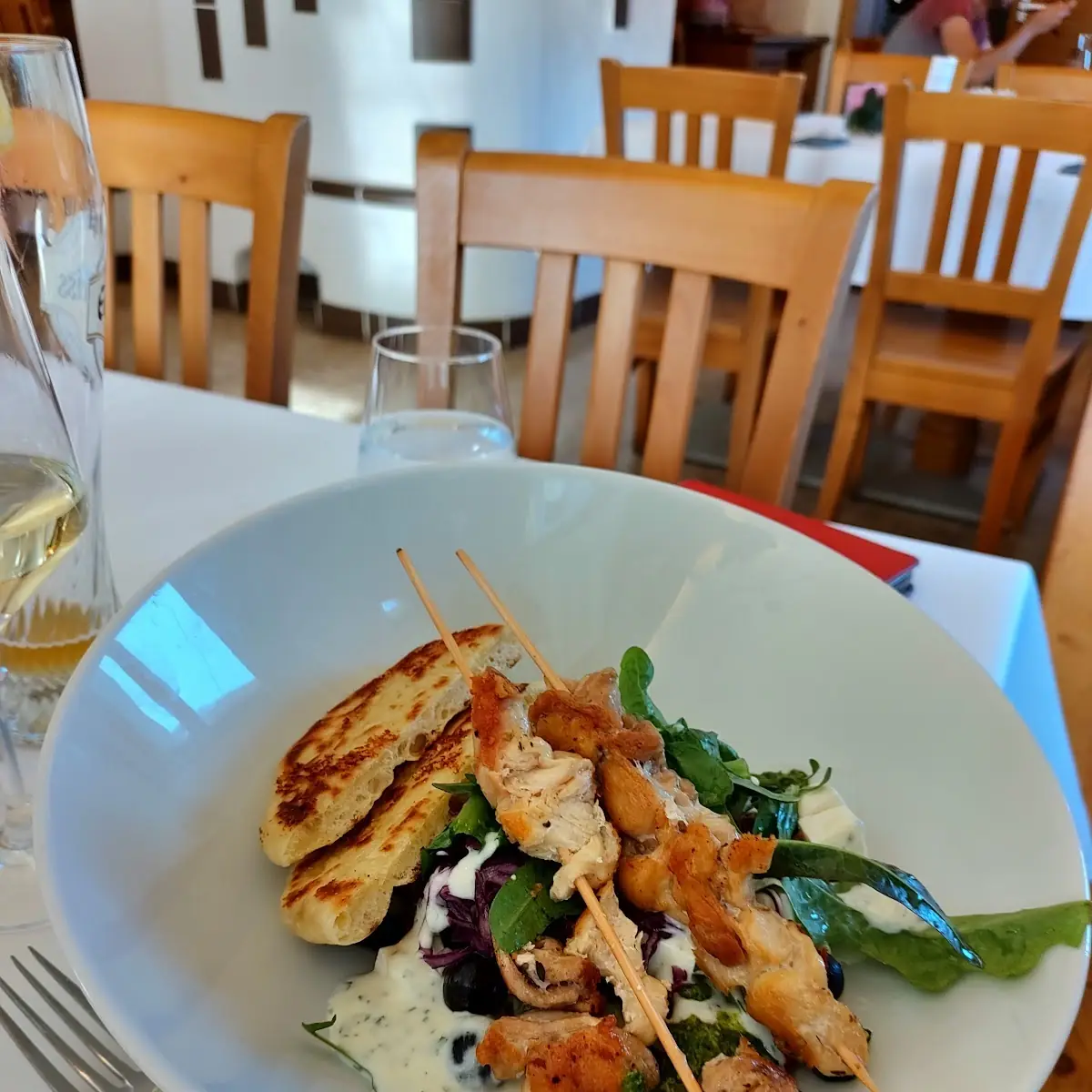Hühnerspieße Mit Pita