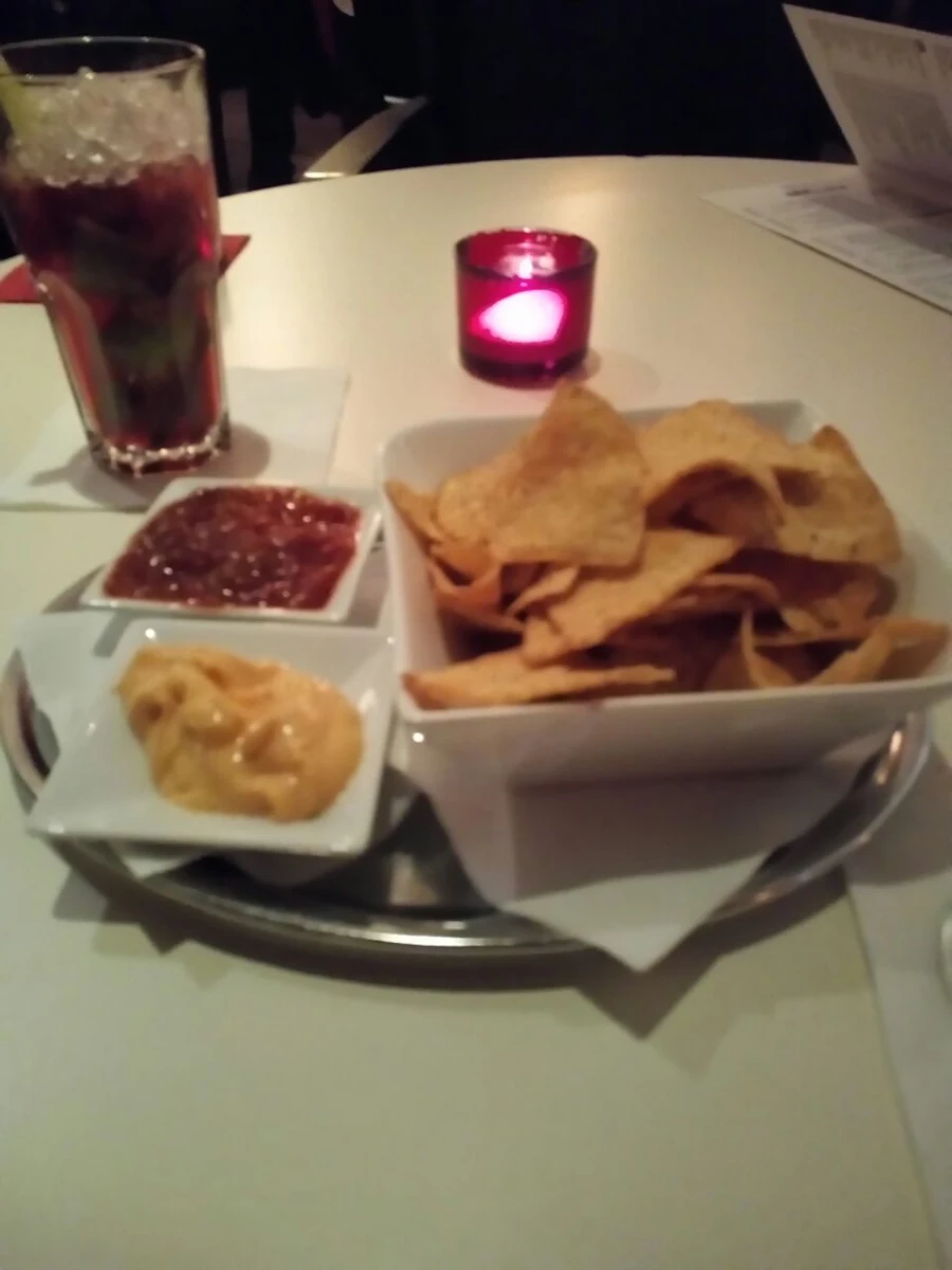 Tortilla Chips Mit Dips