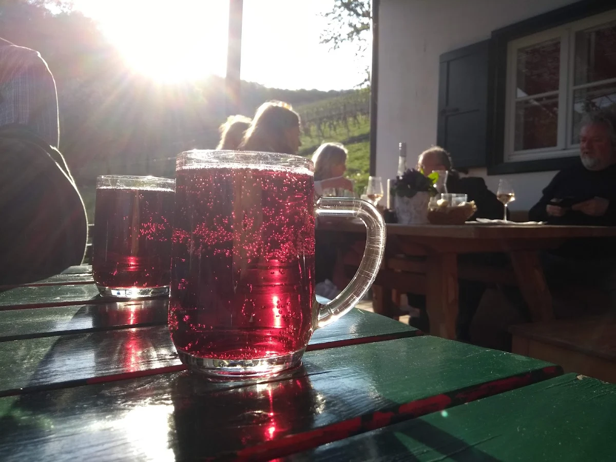 Roter Spritzer
