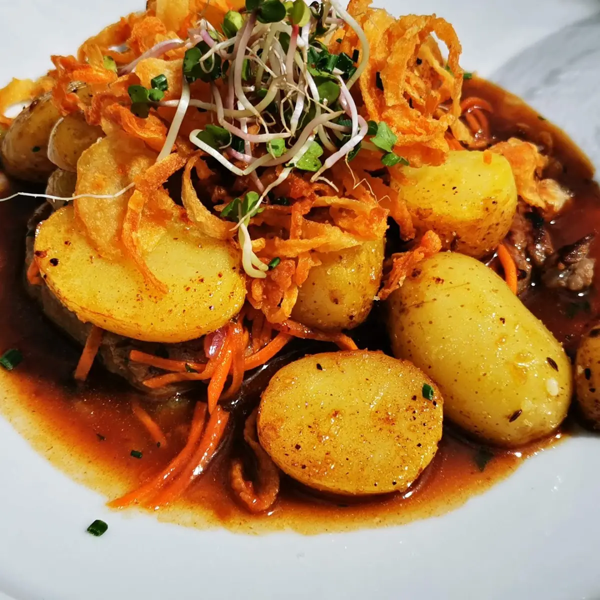 Zwiebelrostbraten