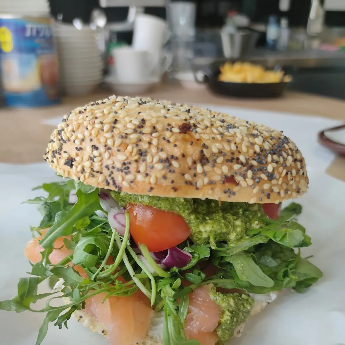 Bagel with Smoked Salmon