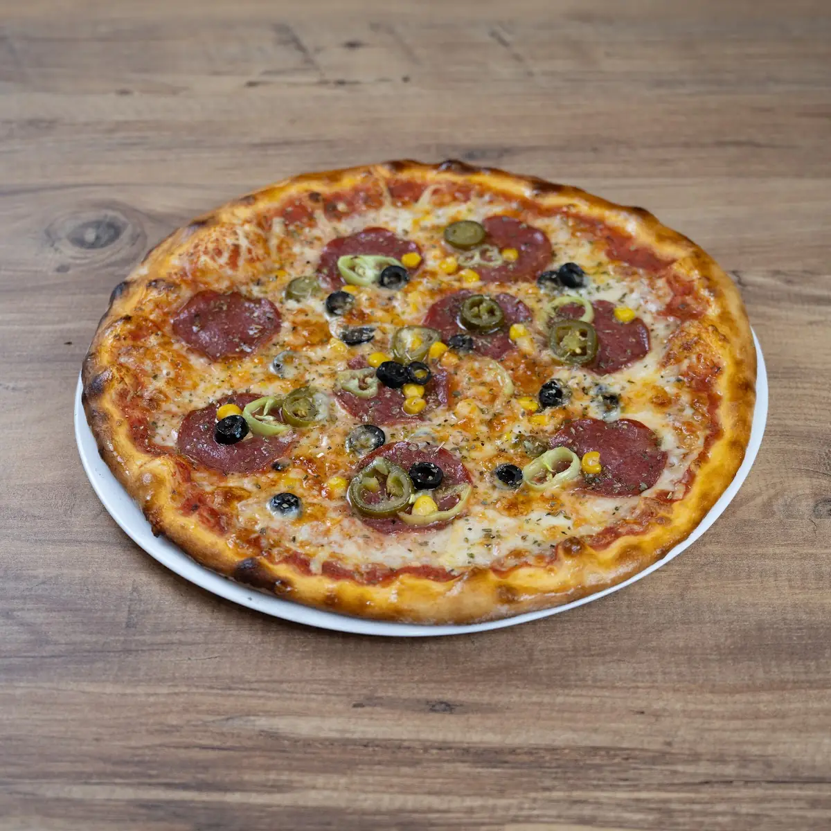 Pizza Diavola Scharf