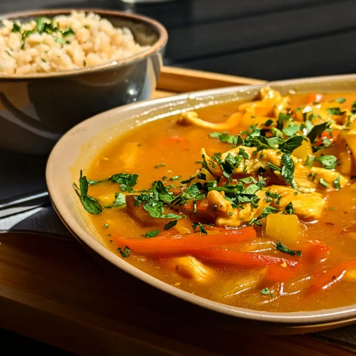 Asiagemüse Mit Huhn Paprika Ananas Und Ingwer