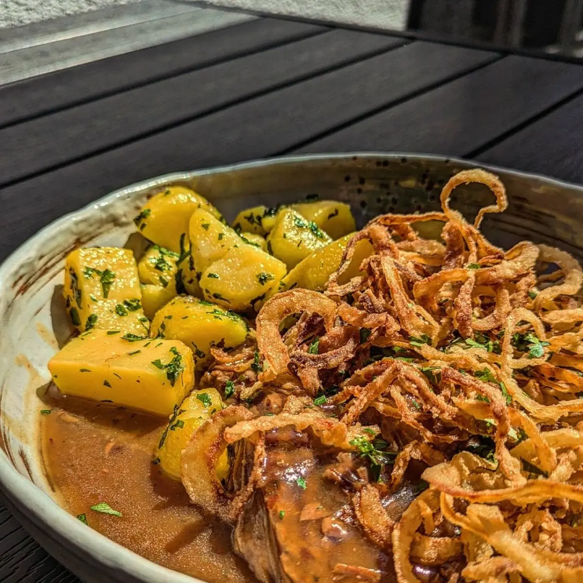 Zwiebelrostbraten