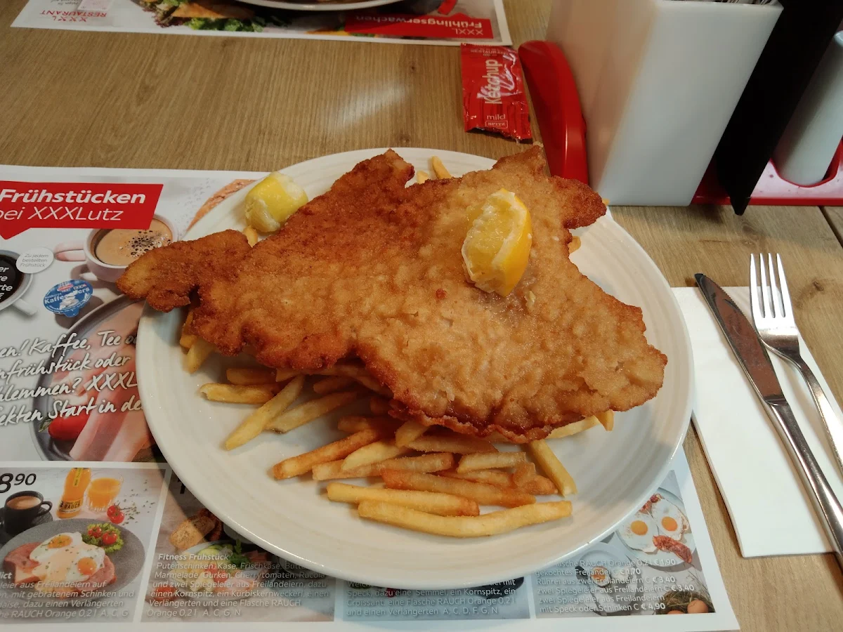 Wiener Schnitzel Und Pommes Frites