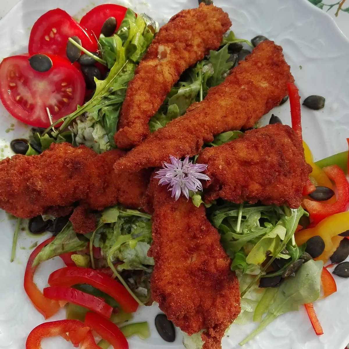 Backhendlsalat