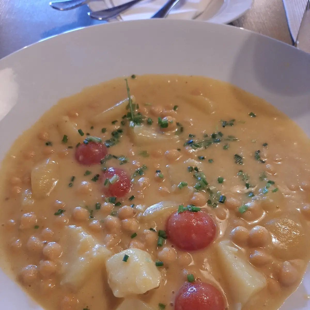 Veganes Kichererbsen-curry