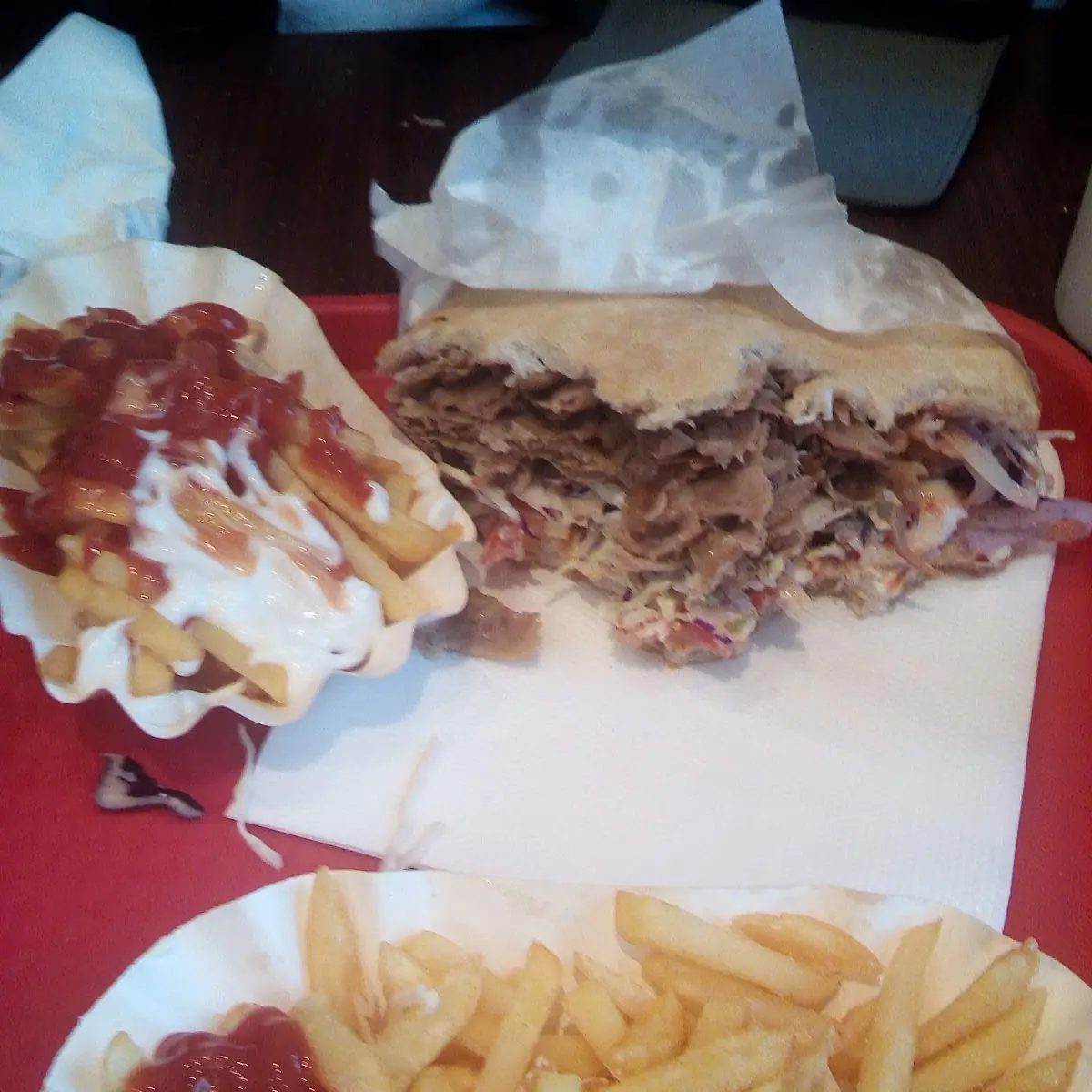 Kebap Mit Pommes