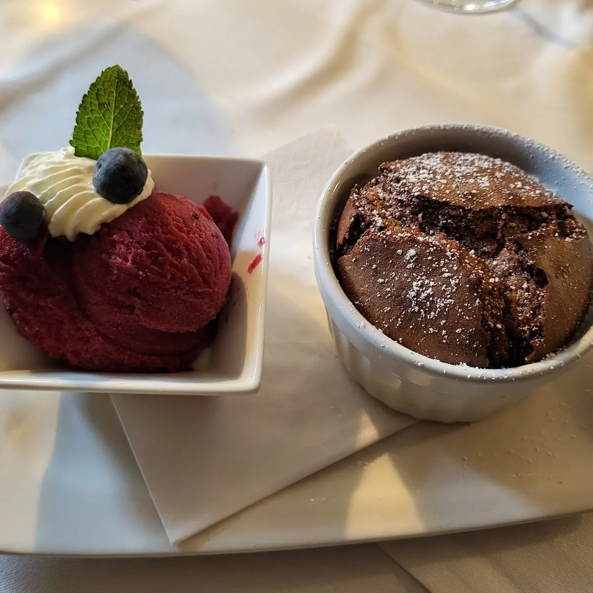Schokokuchen Mit Flüssigem Kern