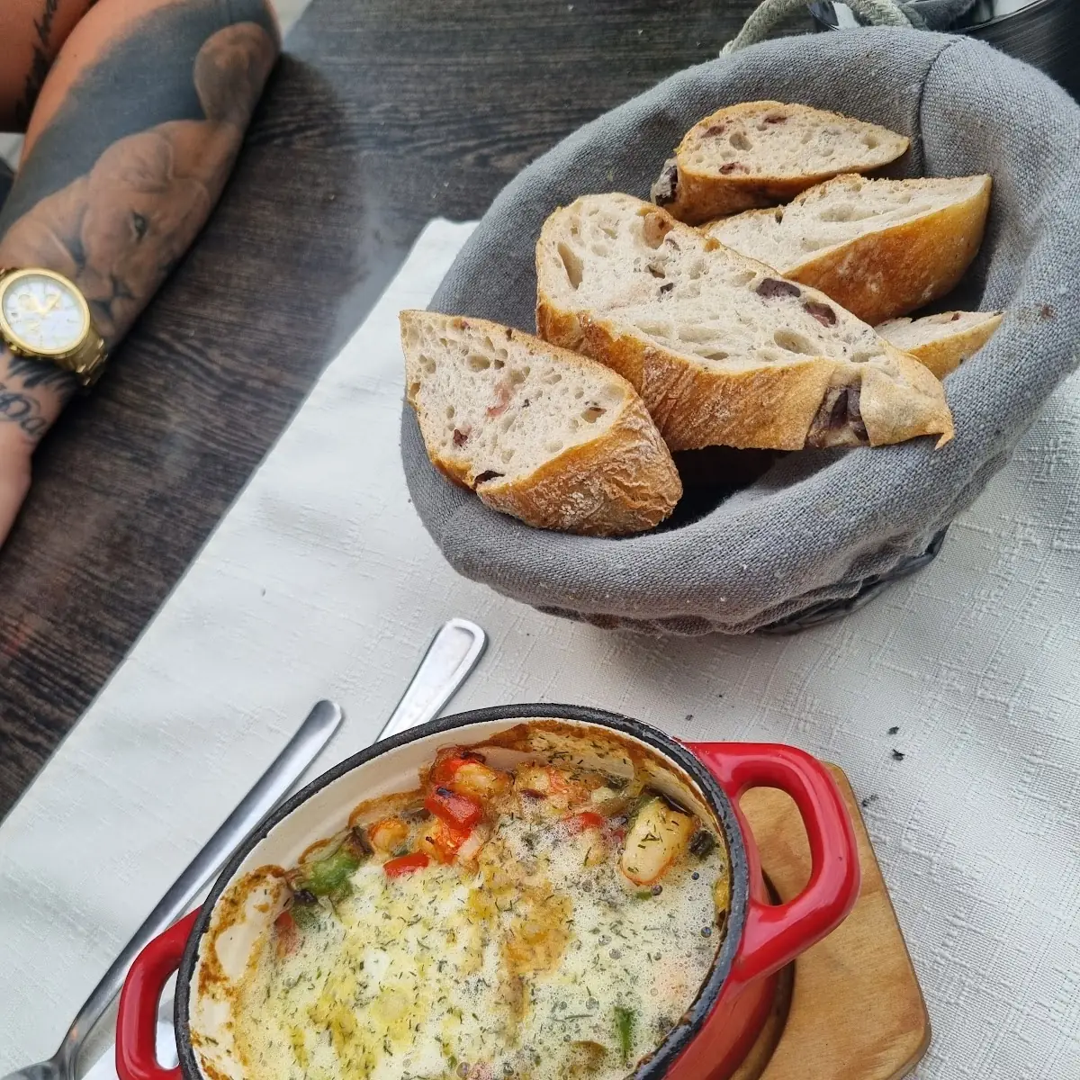 Scharfes Garnelentöpfchen