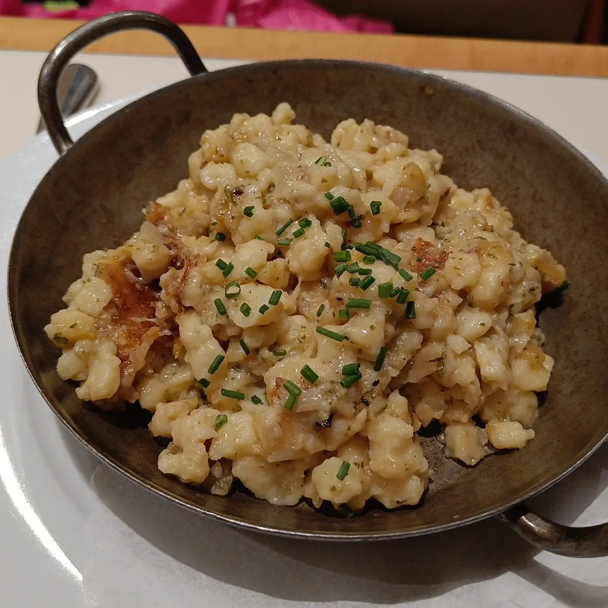 Gnocchi Tirolese Con Formaggio E Cipolla