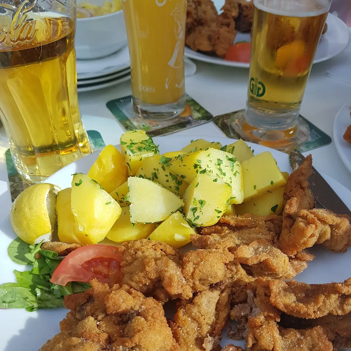 Gebackene Hühnerleber