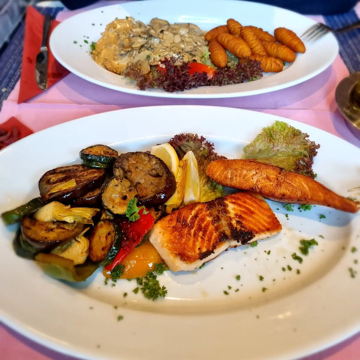 Lachs Mit Bratgemüse